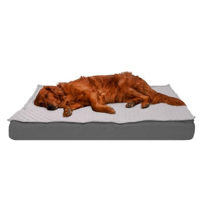 FurHaven Quilt Top Convertible Indoor-Outdoor Deluxe Orthopedic Pet Bed Mat