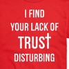 Men's - Instant Message - Lack Of Trust Disturbing Short Sleeve Graphic T-Shirt - 2 of 4
