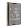 Stupell Industries Calories Delicious Points, 21" x 17" - 3 of 4