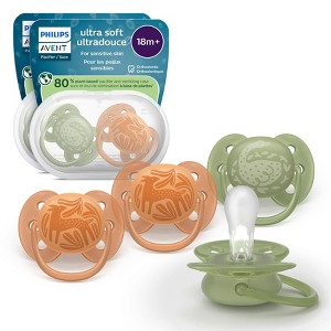 Philips Avent Ultra Soft Pacifiers 18m+ - Deer/Swan - 4pk - 1 of 4