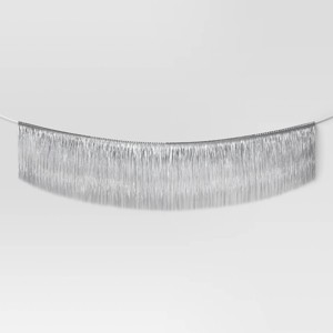 6' Christmas Iridescent Tinsel Fringe Garland - Wondershop™ - 1 of 3