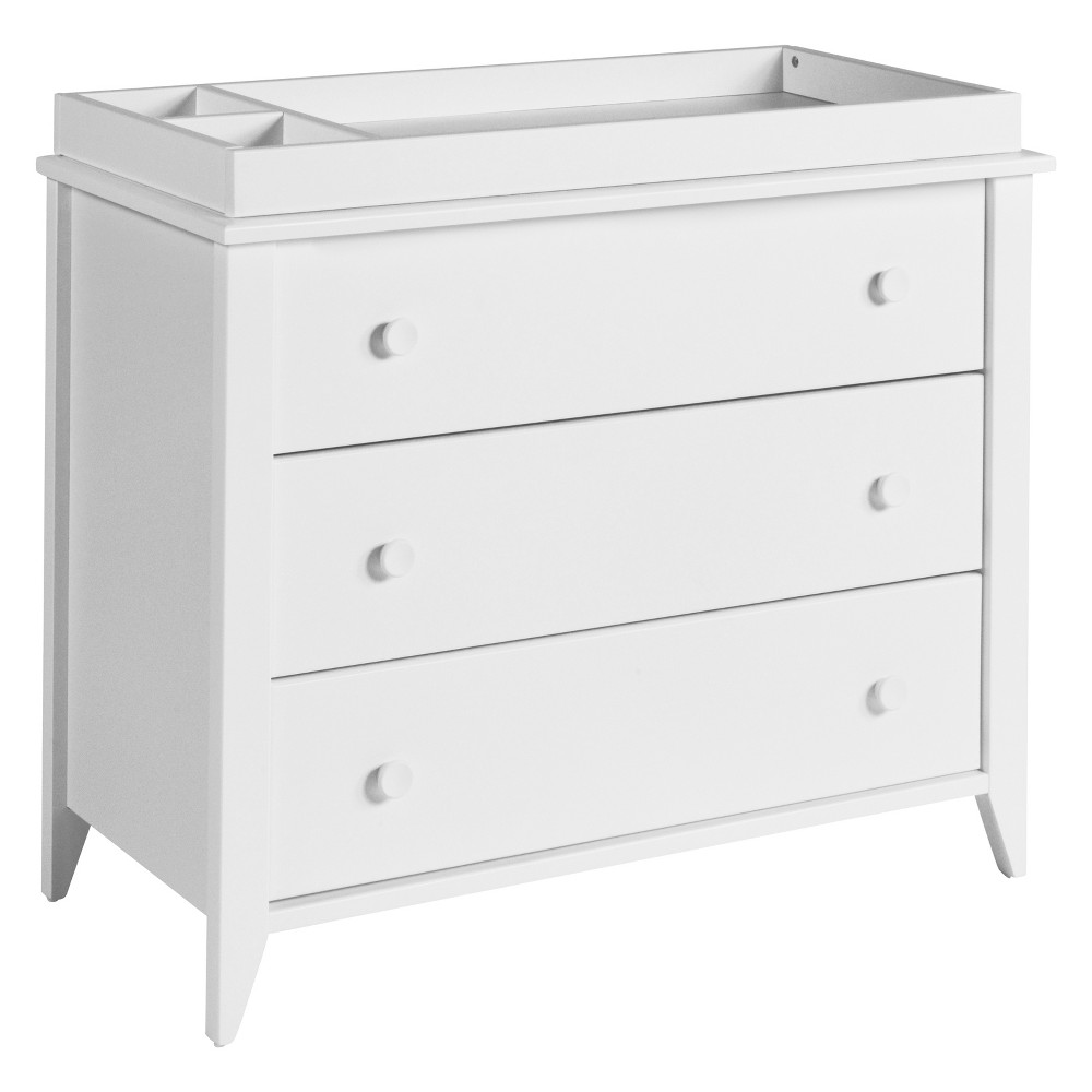 Photos - Changing Table Babyletto Sprout 3-Drawer Changer Dresser - White