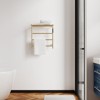 SEVOBAL Bathroom Towel Holders with Integrated Top Shelf, Sleek Space-Saving Design for Bathroom and Home, Brushed Gold, 18.7"*8.56"*22.05" - 4 of 4