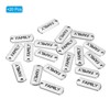 Unique Bargains Vintage Metal DIY Jewelry Making Mini Word Pendant 20 Pcs - 3 of 4