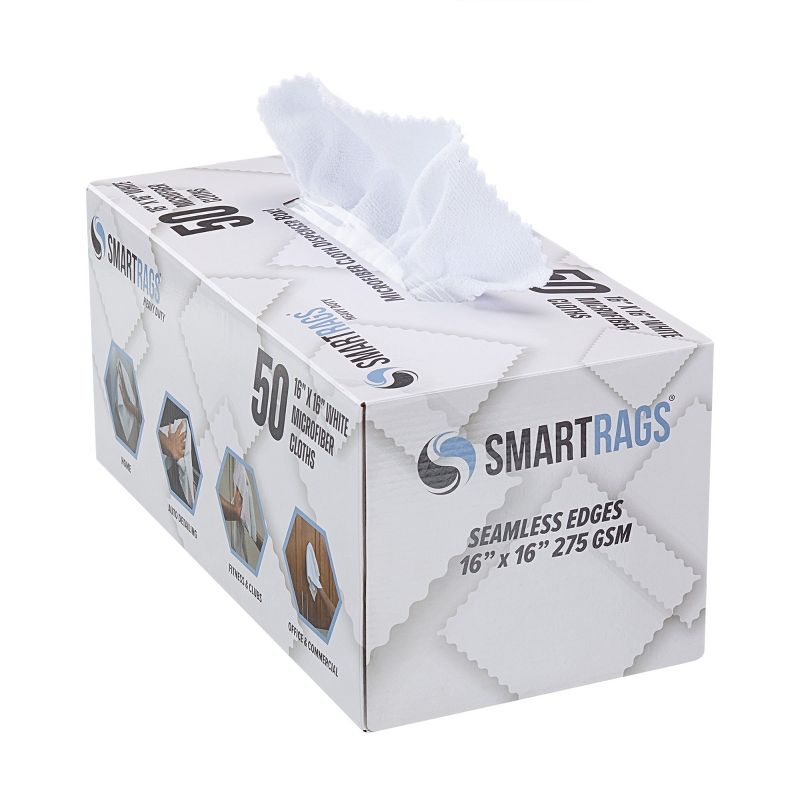 SmartRagsXL Microfiber 45 Gram 16x16 (1 Box of 50 Cloths), 3 of 7