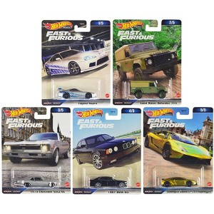 "Fast & Furious" 2023 5 piece Set D Diecast Model Cars by Hot Wheels - 1 of 4