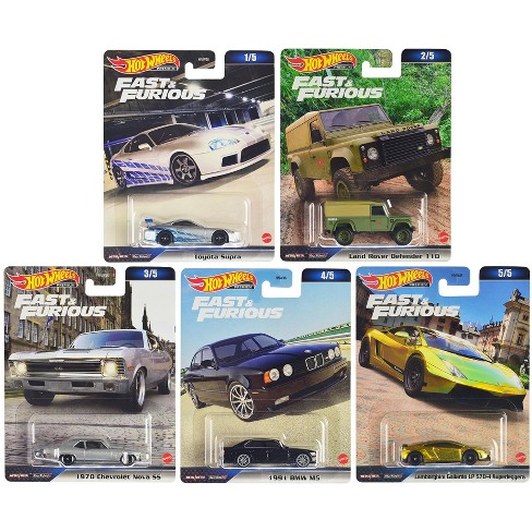 Hot wheels fast 2024 and furious cars