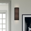 Livex Lighting Bainbridge 2 - Light Wall Light in  Black - 4 of 4