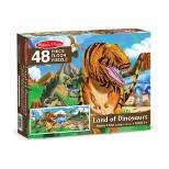 Melissa And Doug Land Of Dinosaurs Floor Puzzle 48pc
