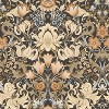 Holden Fleurmont Charcoal/Orange Non-Woven Wallpaper - 3 of 4