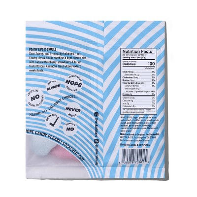 Sockerbit Swedish Candy Sour Foam Skulls & Lips - 2.82oz