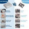 Washable Vintage Runner Rug for Kitchen Non-Slip Soft Carpet, Low Pile Traditional Accent Rug - 3 of 4