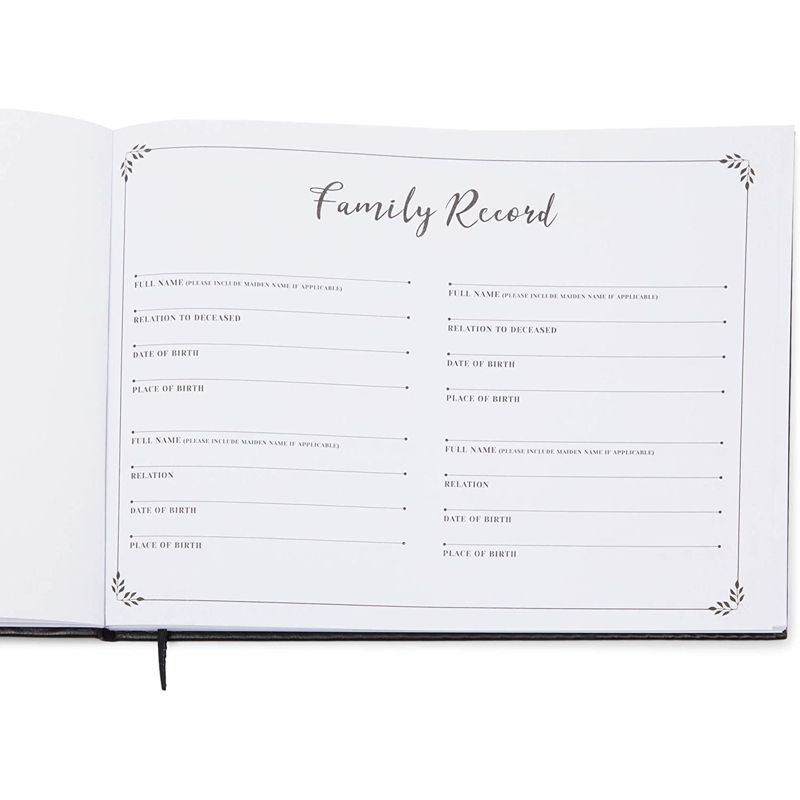 Faithful Finds 3 Piece Set Funeral Guest Book, Pen, and Memorial Table Sign, in Loving Memory, 5 of 10