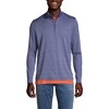 Lands' End Unisex Rapid Dry Space Dye Quarter Zip Pullover Shirt - 4 of 4