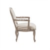 CAVINAS Polyester Accent Chair with Camel Backrest and Wood Legs,Modern Upholstered Living Room Chairs,Reading Chairs for Living Room - 3 of 4