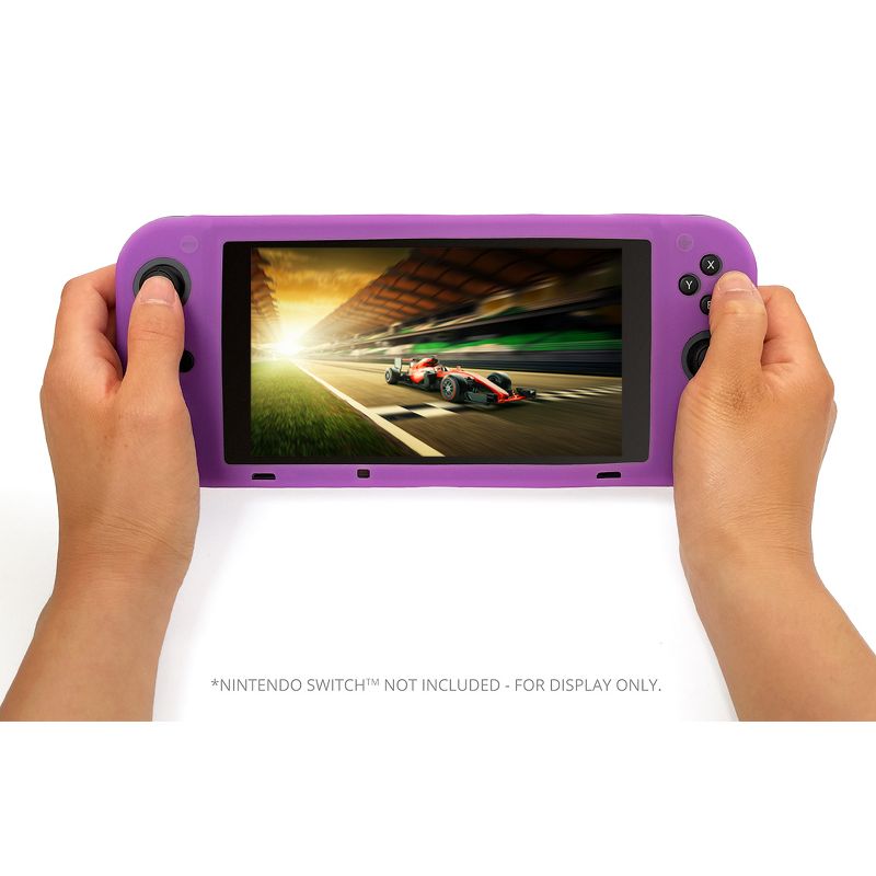Unique Bargains Nintendo Switch Game Card Plastic Storage Protector Case Accessories Purple, 2 of 4