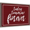 Amanti Art Valentines Sentiment VII Forever by Tara Reed Canvas Wall Art Print Framed 23 x 16-in. - 3 of 4