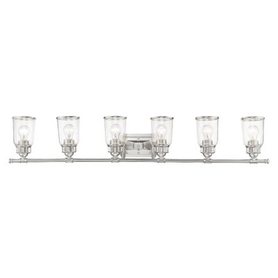 Livex Lighting Lawrenceville 6 - Light Vanity in  Brushed Nickel