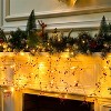 Joyfy 10.8FT Christmas Garland, Berry Beaded Christmas Garland with Lights for Home, Party, Christmas Decorations Indoor Outdoor - 2 of 4