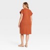 Women's Short Sleeve Knit Mini T-Shirt Dress - Ava & Viv™ - image 2 of 3