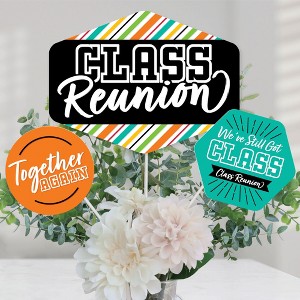 Big Dot of Happiness Still Got Class - High School Reunion Party Centerpiece Sticks - Table Toppers - Set of 15 - 1 of 4