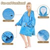 Tirrinia Girls Boys Blanket Hoodie Sweatshirt, Oversized Fleece Pullover, Hooded Fleece Lined Blanket, Christmas Gift for Kids Teens, Youth - 4 of 4