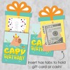 Big Dot of Happiness Capy Birthday - Capybara Party Money and Gift Card Sleeves - Nifty Gifty Card Holders - Set of 8 - 3 of 4