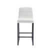 NicBex Set of 2 Bar Stools for Kitchen Island,Counter Height Bar Stools with Footrest,Bar Chairs for Dining Rooms,Kitchens,White/Coffee/Beige/Brown - 4 of 4