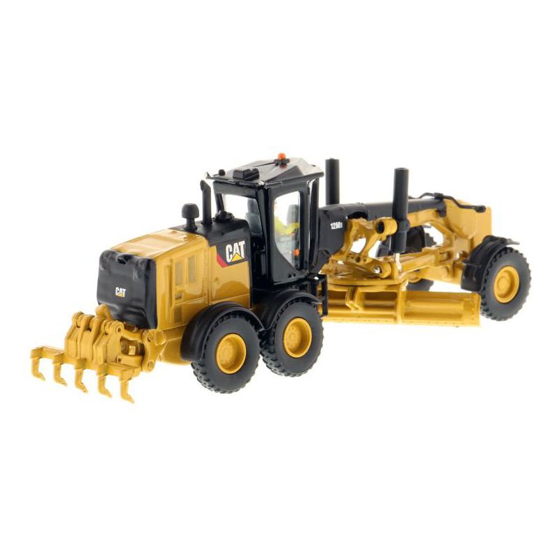 CAT Caterpillar 12M3 Motor Grader with Operator "High Line" Series 1/87 (HO) Scale Diecast Model by Diecast Masters, 4 of 5