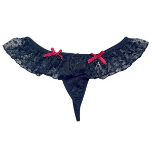 Milanblocks coquette bow lace cute panty Cotton Panties fall underwear - 1 of 4
