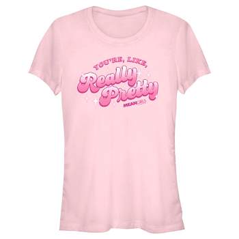 Juniors Womens Mean Girls Valentine's Day You're Like Really Pretty T-Shirt