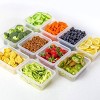 Fullstar 20pc Food Storage Container Set: Locking & Leakproof Lids, Stackable, Dishwasher-Safe, Clear Polypropylene - 2 of 4