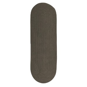 Colonial Mills Boca Raton - Gray 2 Ft x6 Ft Runner (Oval) Rug Indoor/Outdoor 100% Polypropylene - 1 of 4