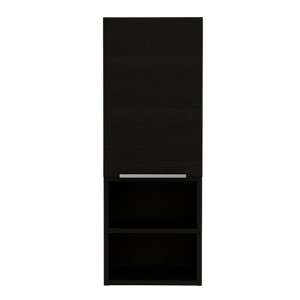 SEVOBAL Bathroom Storage Cabinets Bathroom Cabinet Wall Cabinet Bathroom Vanity Medicine Cabinet for Bathroom, Kitchen, Black, 10"*11.8"*10" - 1 of 4