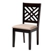 Baxton Studio Edona Modern Sand Fabric and Walnut Brown Finished Wood 5-Piece Dining Set - 3 of 4