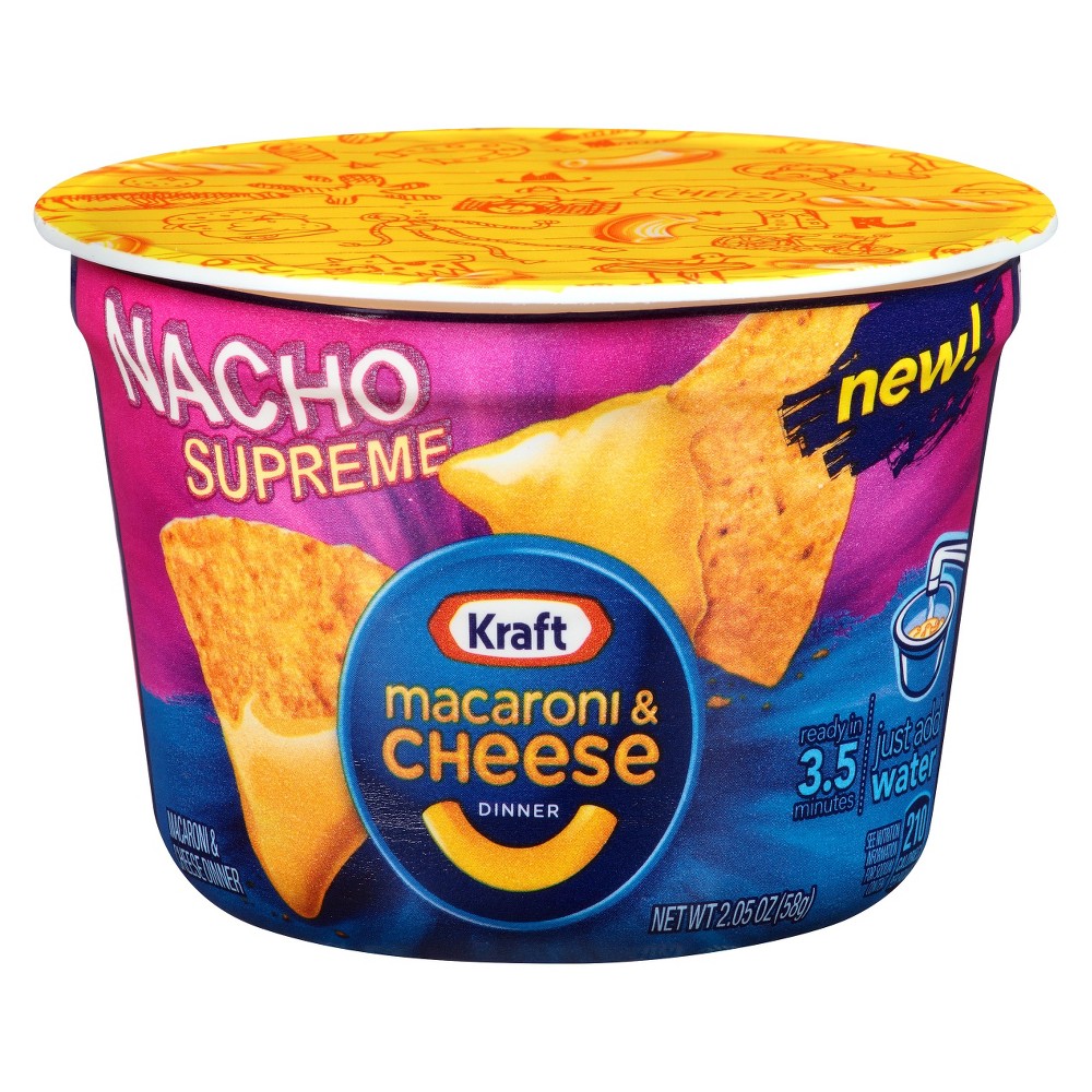 UPC 021000048847 product image for Kraft Macaroni & Cheese Nacho Cup 2.05 oz | upcitemdb.com