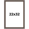PosterPalooza | Ornate Black Picture Frame - UV Acrylic, Foam Board Backing, Hanging Hardware - 2 of 4
