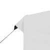 vidaXL Foldable Party Tent - Outdoor Aluminum Frame, PVC Coated Oxford Fabric - White, 9.8'x9.8' - Portable and UV-Protected - 3 of 4