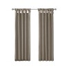 MAYEERTY 50x108" Twist Tab Lined Window Curtain Panel for Living Room Pewter - 3 of 4