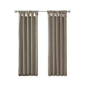XINGHANZHENXUAN 50x120 - in Window Curtain Panel with , Faux Silk Sheen & Lined for Privacy - 1 of 4