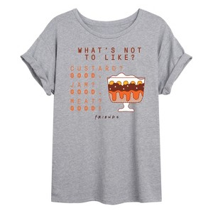 Women's - Friends - Whats Not To Like Parfait Oversized Graphic T-Shirt - 1 of 4