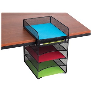Safco Horiz Hanging Organizer 10"x12"x14" Black 3240BL - 1 of 2