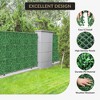 Artificial Boxwood Hedge Wall Panels, UV Resistant Greenery Privacy Backdrop for Indoor Outdoor Fence and Event Decor - 4 of 4