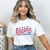 Simply Sage Market Women's Retro America The Beautiful Short Sleeve Garment Dyed Tee - 2 of 4