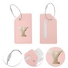Unique Bargains Luggage Tag Pink 1 Pc - 3 of 4