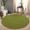 Modern Rustic Braided Pattern High-Traffic Polypropylene Casual Coastal Indoor/Outdoor Area Rug by Blue Nile Mill - 2 of 4