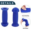 Unique Bargains Child Bike Handlebar Grips Covers 3.94" Blue 1 Pair - 3 of 4