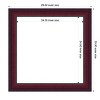 Amanti Art Canterbury Cherry Framed Magnetic Dry Erase Board - 4 of 4