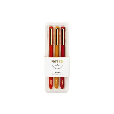 Post-it 3pk Felt Tip Pens - Red