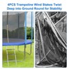 Trampoline with Enclosure & Ladder, ASTM Approved Heavy-Duty Outdoor Recreational Trampoline - 2 of 4